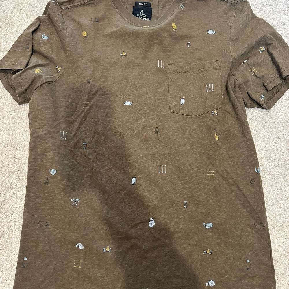 Brown Graphic T-Shirt